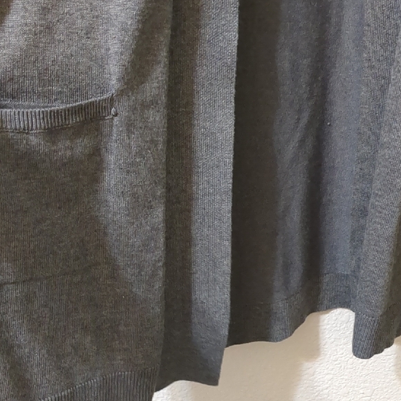 Madison Charcoal Open Front Cardigan - Picture 5 of 7